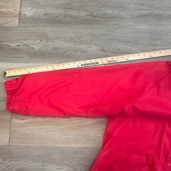Vintage Cardinal Wej-it Red Nylon Windbreaker Jacket USA Streetwear Y2K Retro - Picture 8 of 11